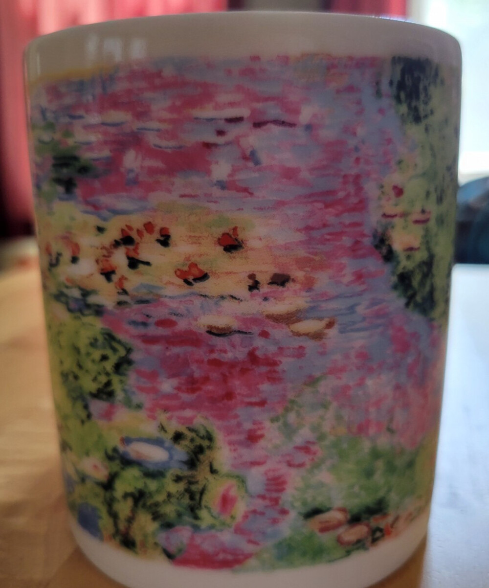 Coffee Mug Cup Chaleur Monet Water Lilies J Burrows Master Impressionists